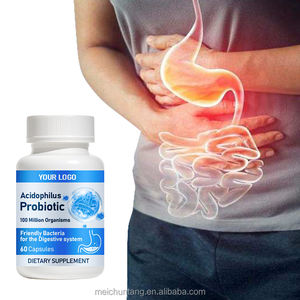 Suplemen kesehatan pencernaan dewasa 100 juta CFU Lactobacillus <span class=keywords><strong>Acidophilus</strong></span> kapsul enzim suplemen untuk pencernaan - Product Image 1