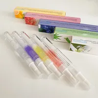 Stylo d'huile pour cuticules revitalisant et traitant les ongles, aux 15 senteurs fruitées, adoucissant et nourrissant, pour manucure et soin des ongles, personnalisable