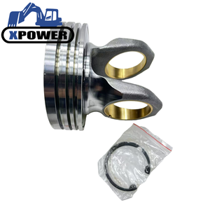 Piston articulé en deux parties avec axe 180-7352 132-6663 (1807352 1326663) pour moteurs d'excavatrice 3406E C15 C-15 - Product Image 1