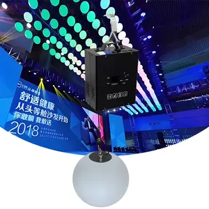 Full Color RGBW 4in1 LED Ball Kinetic Light Sphere Lifting System For Concert Events Show Stage Matrix Lighting