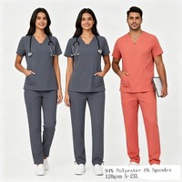 42025LW Rts combinaison chirurgicale uniformes médicaux professionnels combinaisons de jogging hiver combinaison de jogging ensemble uniformes médicaux