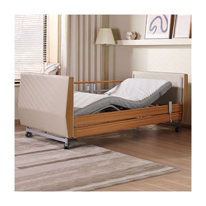 Cama Médica de Madera Tecforcare para Cuidado en el Hogar, Ancianos, Pacientes Mayores, Soporte para Sueros, Muebles de <span class=keywords><strong>Hospital</strong></span>, Cama para Pacientes para Uso Doméstico - Product Image 6