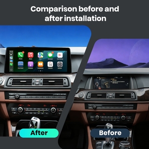 Pantalla Multimedia para Automóvil Rhythm de 12.6 Pulgadas, Actualización de Control del Volante, Pantalla Táctil HD para BMW Serie 5 F10 2013-2017 Sistema NBT - Product Image 4
