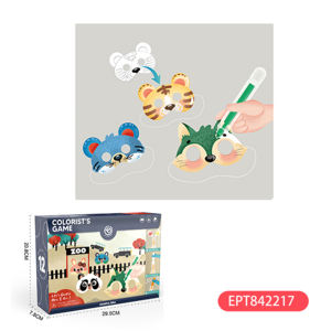 EPT Lapin <span class=keywords><strong>Singe</strong></span> Léopard Coloriage Aquarelle Stylo DIY <span class=keywords><strong>Peinture</strong></span> Kit Couleur <span class=keywords><strong>Peinture</strong></span> Masque Ensemble Jouet Enfants Jouets - Product Image 5