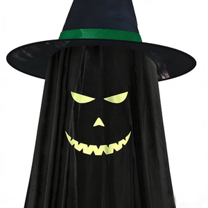 2026 Halloween New Ghost Luminous <b>Wizard</b> <b>Hat</b> Decoration Hanging Decoration Outdoor Scene Decoration Wholesale - Product Image 4