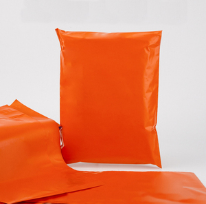 Wholesale Orange Eco-friendly Shipping Mailer Bags Self Adhesive Custom Logo <b>Plastic</b> Courier Mailing Bags for Small Business - Product Image 2