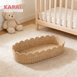 KAPAI Soft Paper Rope <strong>Changing</strong> Basket | Comfortable <strong>Changing</strong> &amp; Diaper Storage in One - Product Image 2