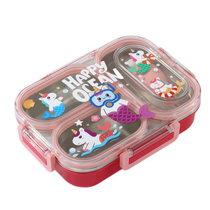 Lonchera Bento para Niños, Aislada, Hermética, de Metal, Apta para Almacenar Frutas, Almuerzo, Frutos Secos - Product Image 5