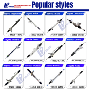 Sistema de dirección automática Bilusi, piezas de coche, cremallera de dirección asistida para Nissan, Toyota, Honda, Hyundai, KIA, Mazada - Product Image 4