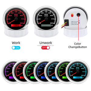 <span class=keywords><strong>Compteur</strong></span> REV de jauge de RPM de rétroéclairage numérique de 85mm avec tachymètre de bateau de <span class=keywords><strong>compteur</strong></span> horaire - Product Image 6