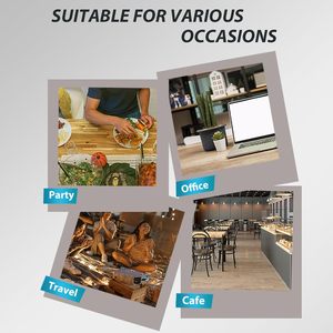 Gobelet à café en plastique à paroi simple avec couvercle et paille, en matériau de qualité alimentaire écologique, options de logo personnalisé pour milkshakes et boissons Boba - Product Image 5
