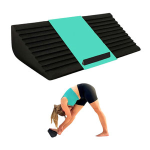Tabla <span class=keywords><strong>de</strong></span> equilibrio triangular <span class=keywords><strong>de</strong></span> EVA para sentadillas, yoga, fitness y deportes, con función <span class=keywords><strong>de</strong></span> rompe nieves y rampa para la cabeza - Product Image 3