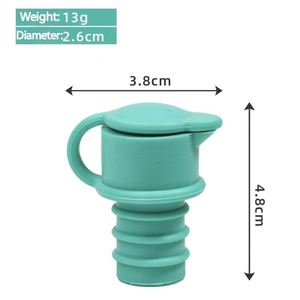 Sealed Vacuum Design Food Grade Silicone Bottle Stopper BPA Free Reusable Eco-Friendly Multi-Functional Leakproof Preserver for - Product Image 2