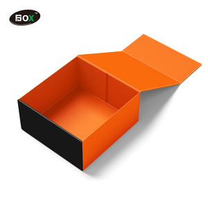 Tùy chỉnh vàng dập logo Matte đen từ đóng cửa gấp cứng nhắc các tông được bán nhiều nhất từ hộp - Product Image 1