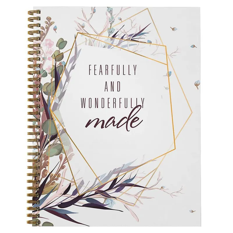 Bretelle — cahier de notes personnalisé, agenda, pc portable avec coque en spirale, aspect vieilli et brillant, personnalisé