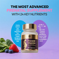 Acide folique en capsule multivitaminée prénatale pour femmes enceintes et allaitantes Formule personnalisée pour femmes enceintes