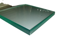 Panneaux de verre feuilleté trempé haute résistance de 21,14 mm, taille personnalisée pour cloisons de bureau et rampes d'escalier industrielles