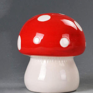 Tirelire en céramique en forme de champignon pour enfants, décoration de chambre, vente en gros - Product Image 5