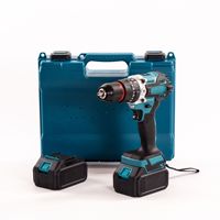 Perceuse électrique sans fil de type pistolet, haute puissance 820W, sans balais, lithium-ion, rechargeable, avec mandrin à trois griffes de qualité industrielle
