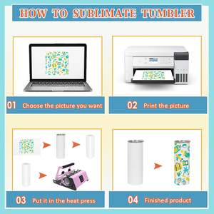 Paquete de 25 vasos de sublimación que brillan en la oscuridad de 20 oz de acero inoxidable de doble vacío de metal con tapas pajitas para uso diario - Product Image 4