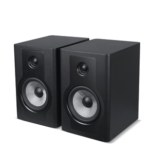 Haut-parleur numérique en bois 100W 6.5 pouces Bass TRS Home Studio Music Recording Lab Professional Powered Active Monitor Speaker - Product Image 3
