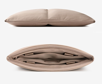 Housse de protection matelassée en nylon pour ordinateur portable et tablette, avec poignée, toutes tailles personnalisables, idéale pour le travail, certifiée BSCI