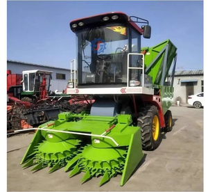 Offre Spéciale autopropulsée paille de maïs et napier herbe ensilage récolteuse de fourrage machine agricole pour la récolte des éléphants et des céréales - Product Image 2