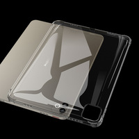 Étui transparent pour Realme Pad 3 11,6 pouces, coque souple en TPU transparente antichoc avec coussin d'air aux coins pour Realme Pad 3 11,6 pouces 2026