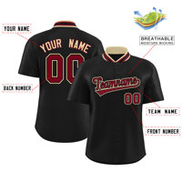 Dapat disesuaikan Jersey bisbol untuk pria wanita Pemuda bernapas mode dicetak Logo Nama tombol dijahit pola kemeja