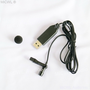 Professionnel USB 2.0 pince à cravate revers voix micro enregistrement USB condensateur <span class=keywords><strong>Studio</strong></span> PC ordinateur portable Microphone - Product Image 3