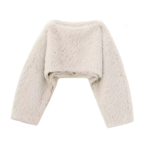 54 Otoño Nuevo Abrigo de Piel Sintética Ultrafino de Manga Larga a la Moda - Product Image 5