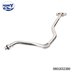 Tubo de Retorno de Aceite del Turbo 9801832380 9807048580 para Peugeot 208 2008 308 408 3008 Citroen C3 C4 DS3 <span class=keywords><strong>DS4</strong></span> <span class=keywords><strong>1.2</strong></span> THP - Product Image 1