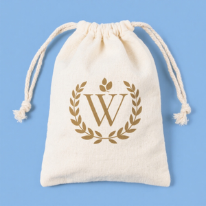 Biểu Tượng Tùy Chỉnh 100% Hữu Cơ Bông Dây Kéo Túi 12X16Cm Cho Quà Tặng Bao Bì Ủng Hộ Đám Cưới Đảng Quà Tặng Số Lượng Lớn Bán Buôn - Product Image 1