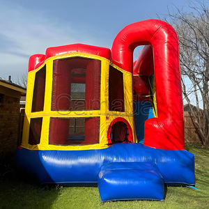 สนามเด็กเล่นเป่าลมกลางแจ้งพร้อมสไลเดอร์บับเบิ้ลสปอนจ์ - ของเล่นเด้งดึ๋งสำหรับสวนสนุก ลดราคา - Product Image 2