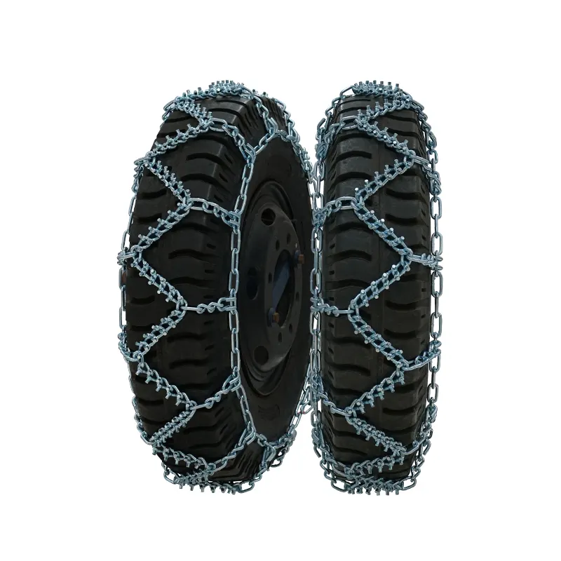 BOHU Cadenas de nieve para neumáticos de acero de aleación tipo leva antideslizante para camiones ligeros de alta calidad