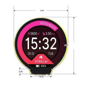 ESP32-C3 GC9A01จอ<span class=keywords><strong>แสดง</strong></span><span class=keywords><strong>ผล</strong></span>ทรงกลมขนาด1.28นิ้วสำหรับหน้าจอสัมผัส IPS <span class=keywords><strong>LCD</strong></span> ESP32บอร์ดแกนคู่ WIFI BT สำหรับ <span class=keywords><strong>Arduino</strong></span> lvgl - Product Image 5