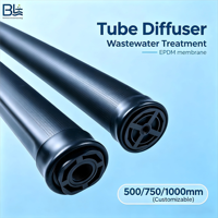 Fournisseur Direct Usine BELI Diffuseur d'air tubulaire à bulles fines pour traitement des eaux usées, en EPDM microporeux, oxygénation tubulaire, Garantie 1 an