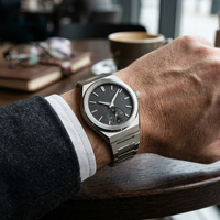 Jam Tangan OEM Merek Sendiri Logo Kustom BGW9 Bercahaya dengan Desain Small Seconds di ''6''  Bahan Stainless Steel Poles Tinggi Klasik