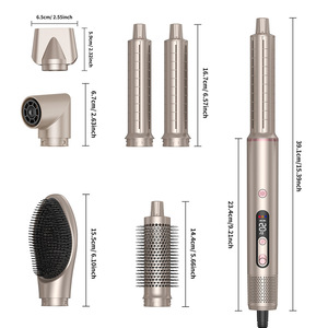 Nouvelle brosse à air chaud multifonctionnelle en céramique de tourmaline, haute vitesse, sans balais, réduction du bruit, 1400W, pour <span class=keywords><strong>coiffure</strong></span> - Product Image 4