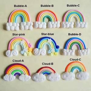 Spedizione gratuita 45mm Kawaii Cloud Star arcobaleno carine Scrapbook per telefono - Product Image 3