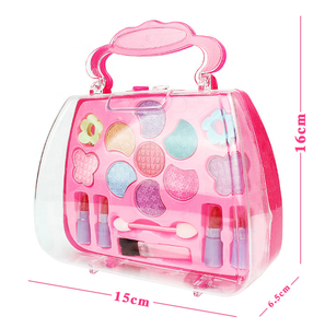 Ensemble de jouets de maquillage pour enfants, jeu de simulation, princesse rose, maquillage de beauté, kit de sécurité non toxique, jouets pour filles - Product Image 4