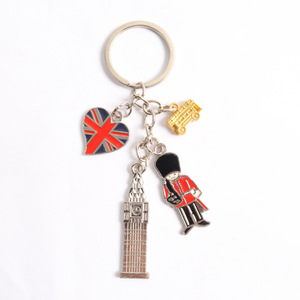 Porte-clés en métal de qualité supérieure, souvenir de <span class=keywords><strong>Londres</strong></span>, Angleterre, ensemble de bus rouge et boîte aux lettres, breloque en émail, porte-clés, souvenir de <span class=keywords><strong>voyage</strong></span> pour les amateurs du Royaume-Uni - Product Image 3