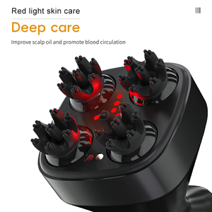 ポータブルハンドヘルド頭皮マッサージ機 ストレス解消 電動頭皮マッサージ器 - Product Image 1