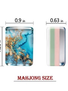 Juego de Mahjong Americano Marítimo de Lujo GY MJ0044 con Entretenimiento de Póker en una Caja de Regalo de Acrílico Duradero y No Tóxico - Product Image 5