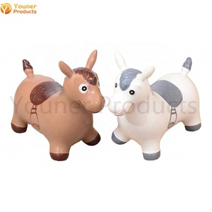 Caballo inflable de gran tamaño para niños y adultos, juguete hinchable de ANIMAL SPACE HOPPER XL - Product Image 5