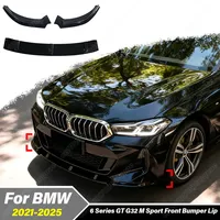 Pour BMW Série 6 G32 630i 640i 630d 640d 2019 2020 2021 2022 M Sport – Kit carrosserie de décoration de lèvre de spoiler de pare-chocs avant automobile