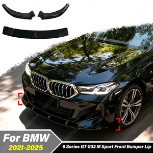 สำหรับรถยนต์ BMW ซีรีส์ 6 รุ่น G32 630i 640i 630d 640d ปี 2019 2020 2021 2022 M Sport ชุดแต่งสปอยเลอร์กันชนหน้า - Product Image 1