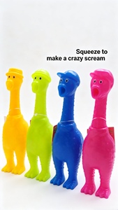Juguete de Dinosaurio de PVC Multicolor, Suave, Chirriante y Divertido, para Bebés de 1 a 3 y de 5 a 7 Años, Alivio del Estrés y Diversión Sensorial - Product Image 2