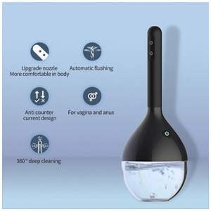 ปั๊มฉีดน้ำแรงดันสูง ของเล่นทางเพศซิลิโคน ทำความสะอาดทวารหนัก ราคาโรงงาน ขายส่ง กันน้ำ ราคาโรงงาน ขายส่ง ผู้จัดจำหน่าย - Product Image 3