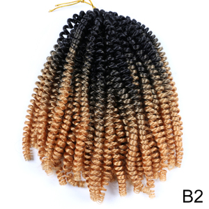 <span class=keywords><strong>Cheveux</strong></span> synthétiques <span class=keywords><strong>pour</strong></span> tresses, boucles bombées et moelleuses, torsades à ressort, crochet, boucles à ressort, 8 pouces, extensions de <span class=keywords><strong>cheveux</strong></span> - Product Image 3